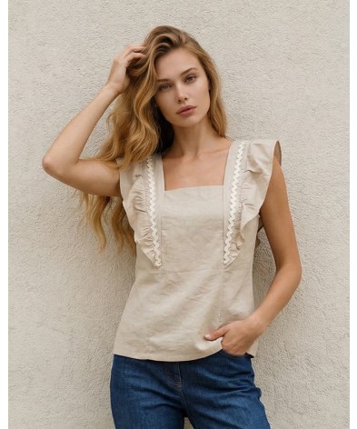 20-ΜΠΛΟΥΖΑ  I GOT YOU 27428 NATURAL BEIGE