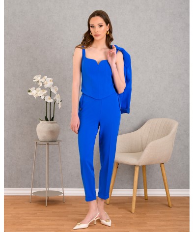 20-ΜΠΛΟΥΖΑ  DERPOULI 38958 INTENSE BLUE