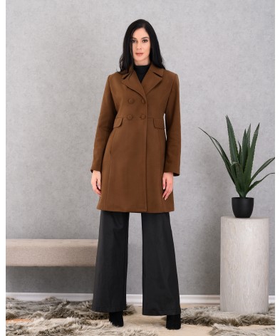 21-ΠΑΛΤΟ  DERPOULI 50721 BROWN