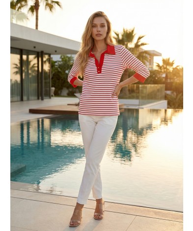 20-ΜΠΛΟΥΖΑ  DERPOULI  27337 WHITE-RED