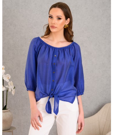 20-ΜΠΛΟΥΖΑ  DERPOULI 38960 BLUE-MAUVE
