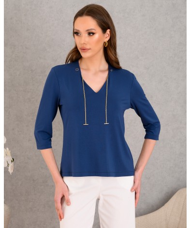 20-ΜΠΛΟΥΖΑ  DERPOULI  27249 INDIGO