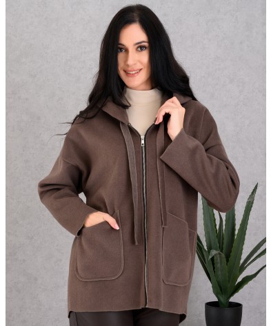 21-ΖΑΚΕΤΑ  DERPOULI  50779  BROWN MELANZ