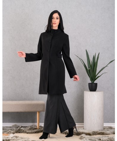 21-ΠΑΛΤΟ  DERPOULI 50720 JET BLACK