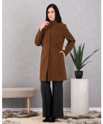 21-ΠΑΛΤΟ  DERPOULI 50720 BROWN