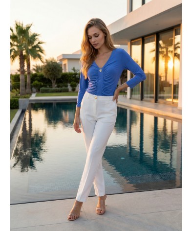 20-ΜΠΛΟΥΖΑ  DERPOULI  27282 BLUE-MAUVE