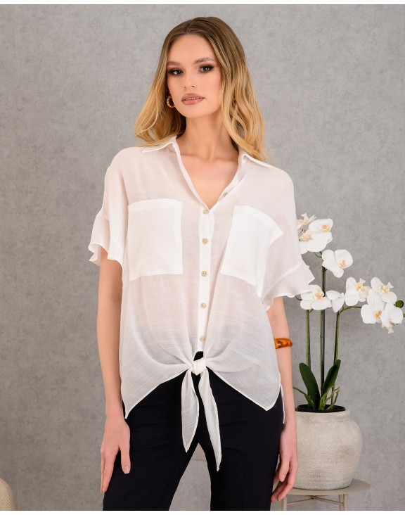 20-ΠΟΥΚΑΜΙΣΟ  DERPOULI 50510 OFF WHITE