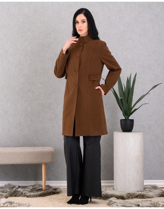 21-ΠΑΛΤΟ  DERPOULI 50720 BROWN
