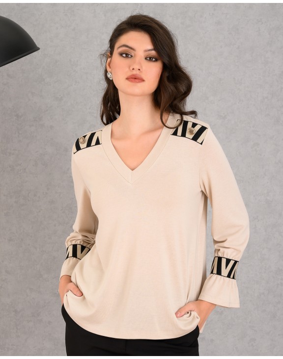 19-ΜΠΛΟΥΖΑ DERPOULI 27191 VANILIA